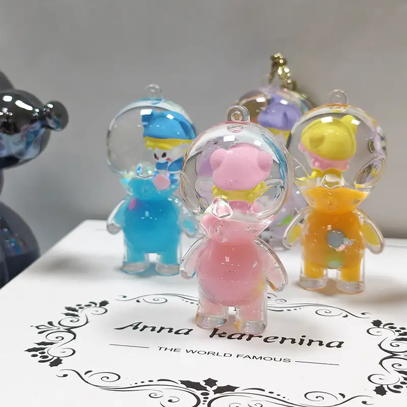 Alien Liquid Keychain