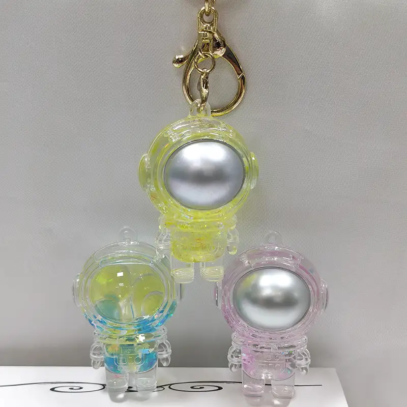 Astronaut Liquid Keychain