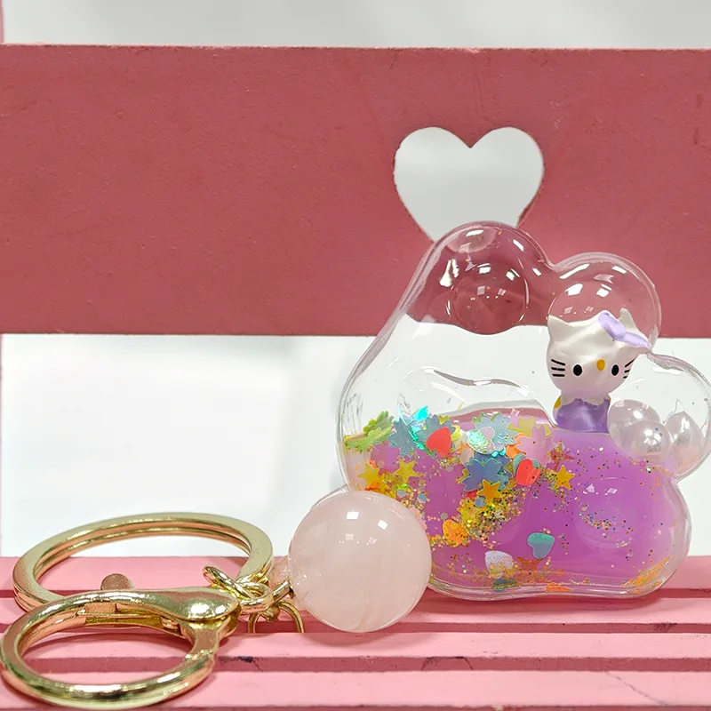 Cat Claw Liquid Keychain